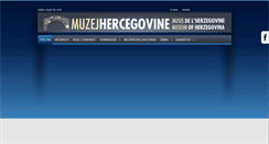 Desktop Screenshot of muzejhercegovine.com